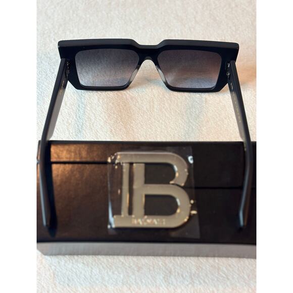 Brand New Balmain Sunglasses- B-VI BPS-128E-54/BLK-BLK /CAT3 Size 54-15-145 main image 6